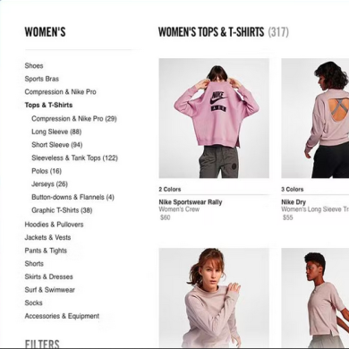 Drupal Europa Navegación por categorías de productos